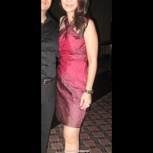 Max & Cleo Halter Neck Ombré Dress - Picture 5 of 5